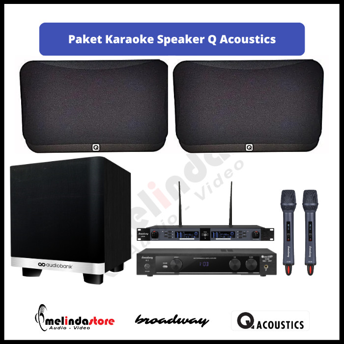 Paket Karaoke Speaker Q Acoustic Q10 | No Touchscreen & Player